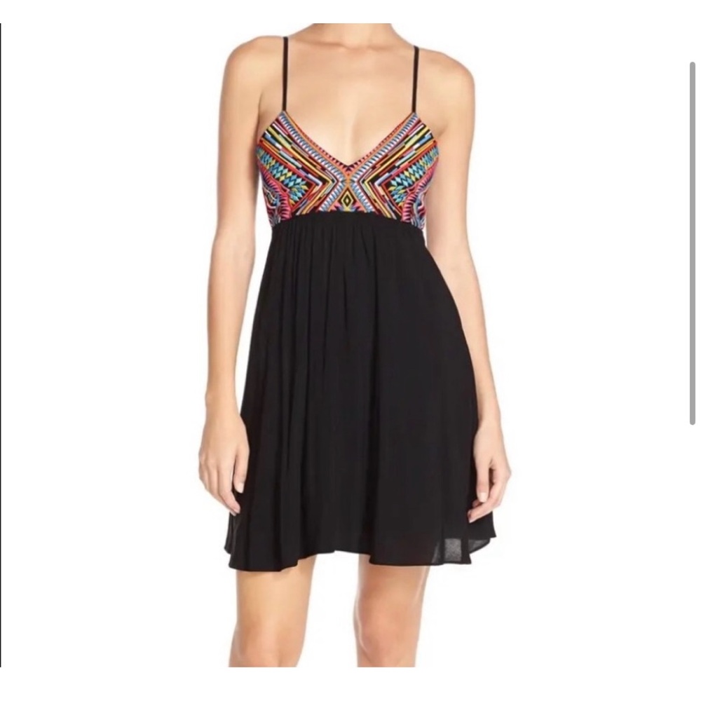 Pilyq Multicolor and Black Swim Coverup - Picture 1 of 3